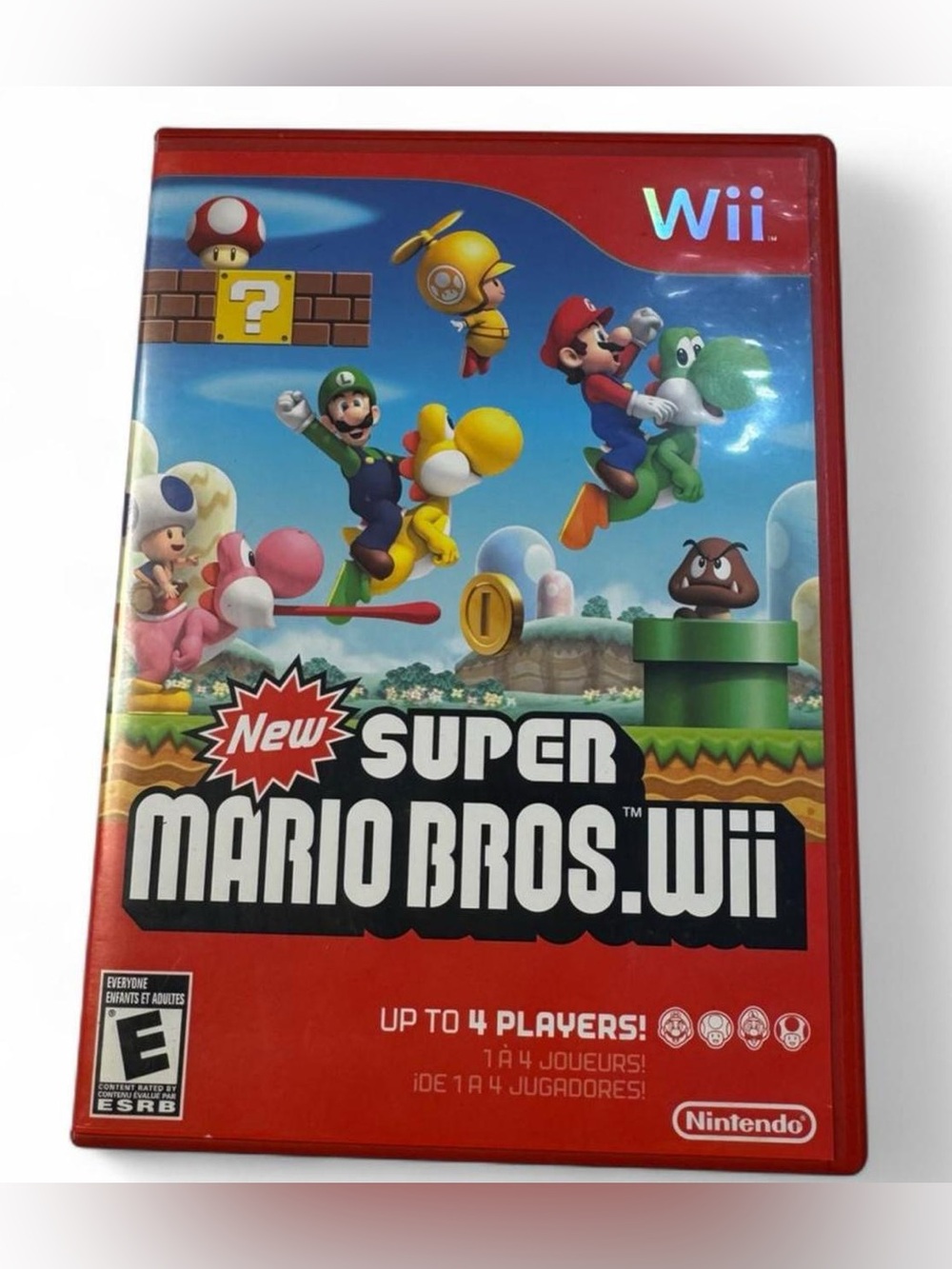 New Super Mario Bros. Wii Nintendo Wii Game Complete with Manual Case